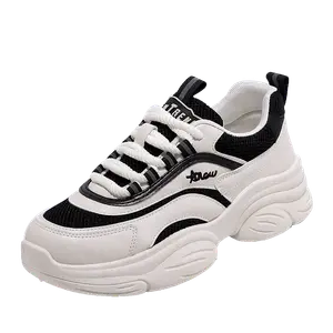 Низкие массивные кроссовки женские ZULISHI, черный