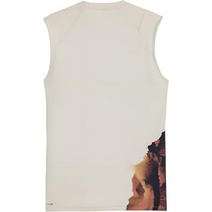 Y 3 топ без рукавов с абстрактным принтом Y-3, серый