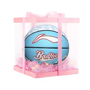 LINING Микрофибра кожа баскетбольный мяч blue white размер 7 тренировочный unisex