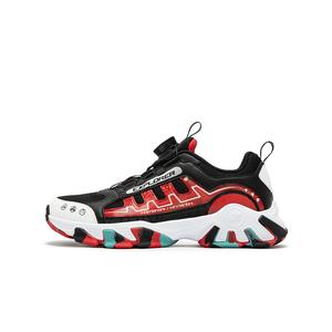 Износостойкие низкие детские кроссовки для повседневной жизни XTEP, черный/белый/красный