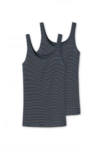 Майка (топы) 2-х парная модаловая основа Schiesser, синий