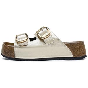 Женские шлепанцы Staccato, цвет закатное золото