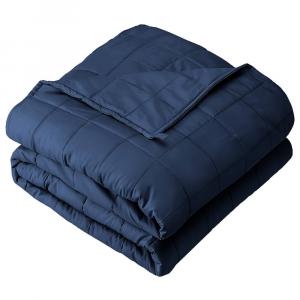 Одеяло Bare Home весом 10 фунтов, цвет Cotton Dark Blue