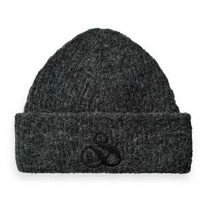 Вязаная шапка Scotch & Soda крупной вязки, серый