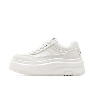 ST&SAT Женские лоу-топ скейтборд кроссовки экрю, цвет Ecru