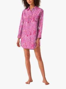 Ботанический джунгли органический хлопок ночная сорочка myza, Pink