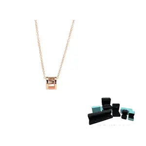 TIFFANY & CO. 18-каратное розовое золото ожерелье женское