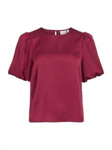 VILA Блузка 'VIEllette' в винно-красном цвете