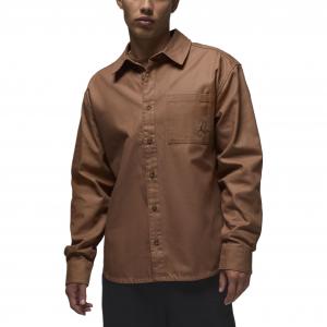 Рубашка Essentials мужская на пуговицах Jordan, коричневый