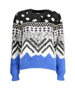 Черный полиэстеровый свитер Desigual Desigual, мультиколор