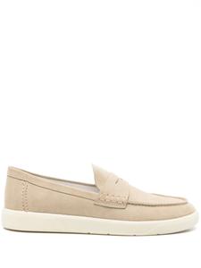 Замшевые мокасины Hogan, нейтральный