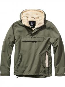 Куртка "Sherpa Windbreaker" зеленого цвета Brandit