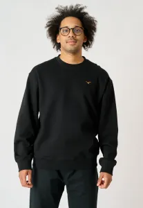 Толстовка Cleptomanicx "Ligull Boxy" с маленькой вышивкой в ​​виде чайки, черный