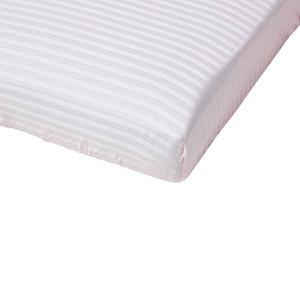 Простыня на резинке Homescapes Kinderbett Damast 2er-Set, светло-розовый - 60 х 120 см