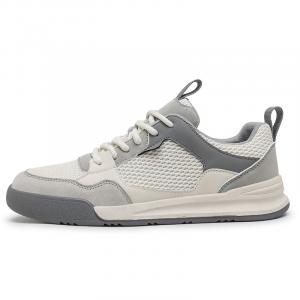 Magelly Скользоустойчивые износостойкие дышащие низкие скейтерские кроссовки мужские бежево-серые, цвет Beige Gray