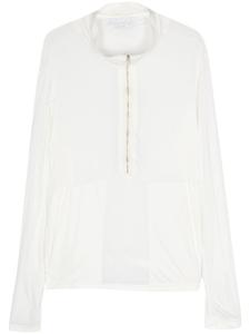 Толстовка с воротником на молнии RANRA, белый