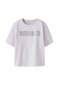 Футболка с принтом в виде стразов Name It, Lavender Fog