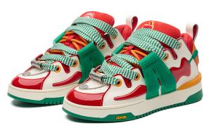 Женские кроссовки для скейтбординга, красный/белый