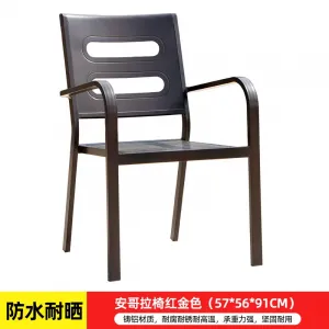 Комплект стульев Green Water Ангола, 2 предмета, 57х56х91 см, Бронзовый