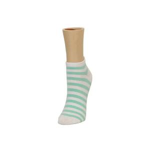 Классический полосатый носок Happy Sock из мягкого хлопка с низкой посадкой Memoi, Cabbage
