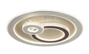 Светодиодный потолочный светильник Novel, коричневый/хром/шампанское/песочный