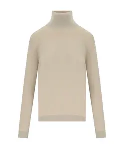 Свитер с высоким воротником Kiku Weekend Max Mara, бежевый