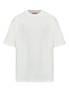 Футболка с узором в виде толпы Diesel, белый