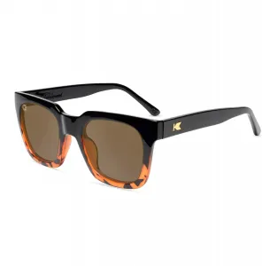 Поляризованные солнцезащитные очки Knockaround Songbirds для мужчин и женщин - защита от УФ-излучения UV400, West End Tortoise / Amber