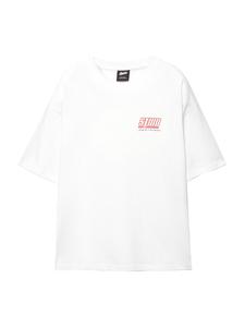 Рубашка Pull&Bear, белый