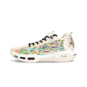 LINING Wade Shadow 7 амортизация нескользящие износостойкие низкие баскетбольные кроссовки мужские ecru