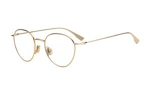 Очки DIOR Unisex золотистые асимметричной формы