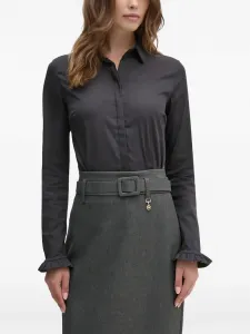 Рубашка MMMattie с оборками на манжетах Mos Mosh, черный