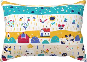 Pevtufa Декоративные наволочки с принтом "Веселая ферма" с застежкой-конвертом Funny Farm