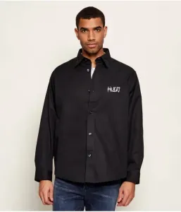 Рубашка Эболт loose fit Hugo Blue, черный