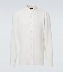 Льняная рубашка Rubinacci, белый