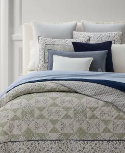 Стеганое одеяло Lidia Floral, размер Full/Queen Lauren Ralph Lauren, шелфейный/белый