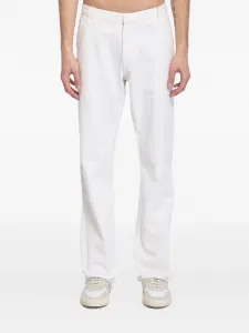 Джинсы на кнопках Cesare Paciotti, белый