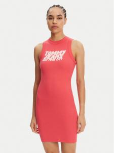 Платье облегающего кроя для повседневной носки Bubble DW0DW21351 Tommy Jeans, красный