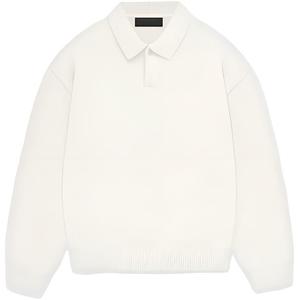 Вязаный поло Fear Of God Essentials, Cloud Dancer/Cloud Dancer