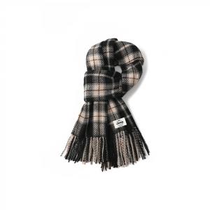 Jeep Вязаный шарф унисекс, Black