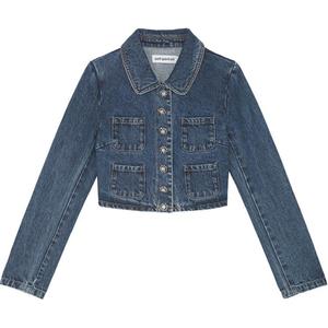 Self Portrait Джинсовая Курка Женская Деним Синяя