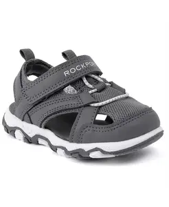 Закрытые сандалии Rowan для мальчиков Little and Big Rockport, серый