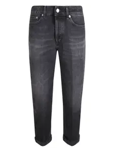Джинсы с шлевками для ремня Dondup, черный
