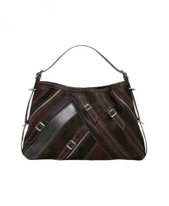 Коричневая женская сумочка с фибоначчи Buxton Desigual, коричневый