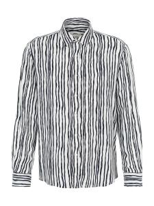 Рубашка на пуговицах классического кроя Guido Maria Kretschmer Men Emilio, темно-синий