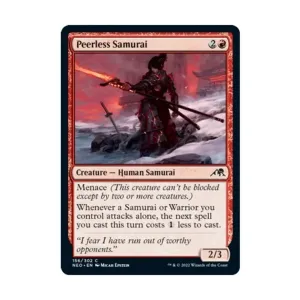 CCG Бесподобный самурай (C) (Фольга), MTG - Kamigawa : Neon Dynasty