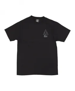 Черная футболка с тройным треугольником Gundam Huf, черный