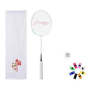 LINING Thunder 08 ракетка для бадминтона, тип Control, универсальная, для защиты, начальный уровень, 665 мм, Unisex, 2U/G5, белый