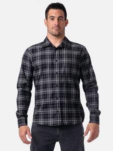 Рубашка TERNUA Hemd Grole, цвет Schwarz/Grau