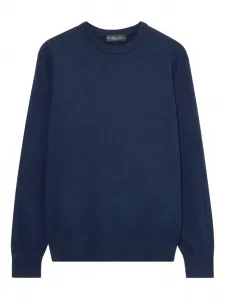 Свитер с круглым вырезом Brooks Brothers, синий